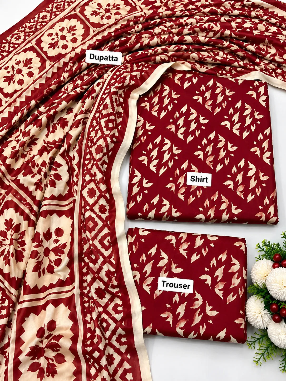 Sapphire 3-Piece Printed Lawn Suit – Premium Collection